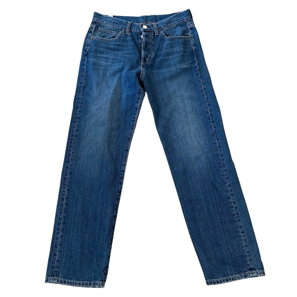 OuterKnown Women’s Fillmore Boyfriend Style Denim Jeans in Worn Indigo Sz 27 GUC